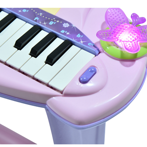 اسباب بازی پیانو الکترونیکی با صندلی و میکروفون My Piano Musical Set With Stool And Microphone_اسباب بازی